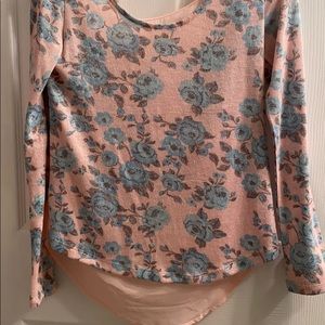 Floral tank sweater